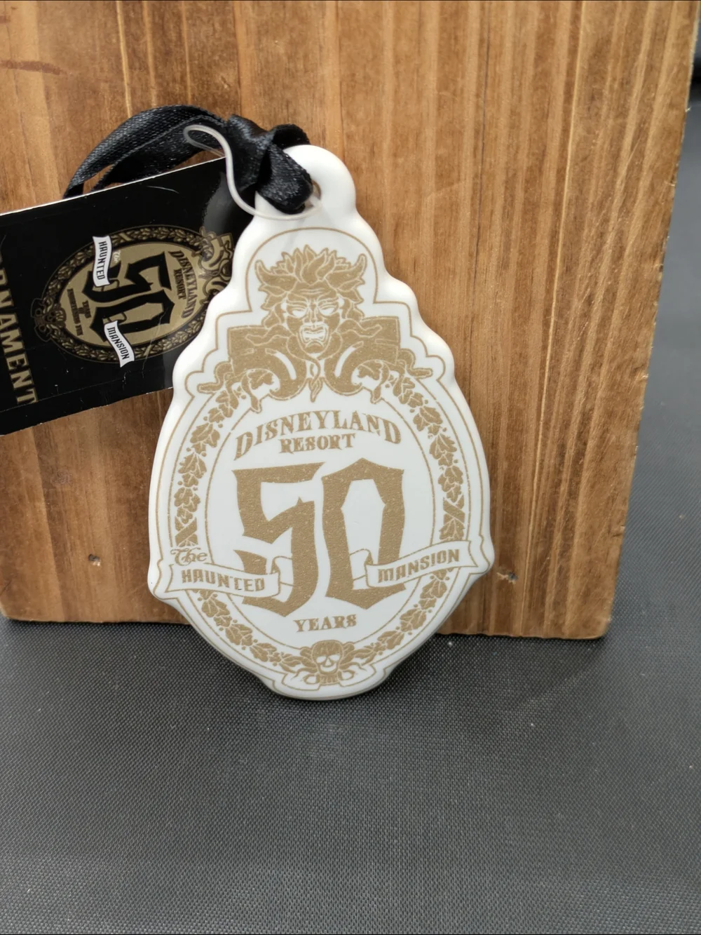 Disney Gold and White Haunted Mansion 50th Ornament Madame Leota 2019